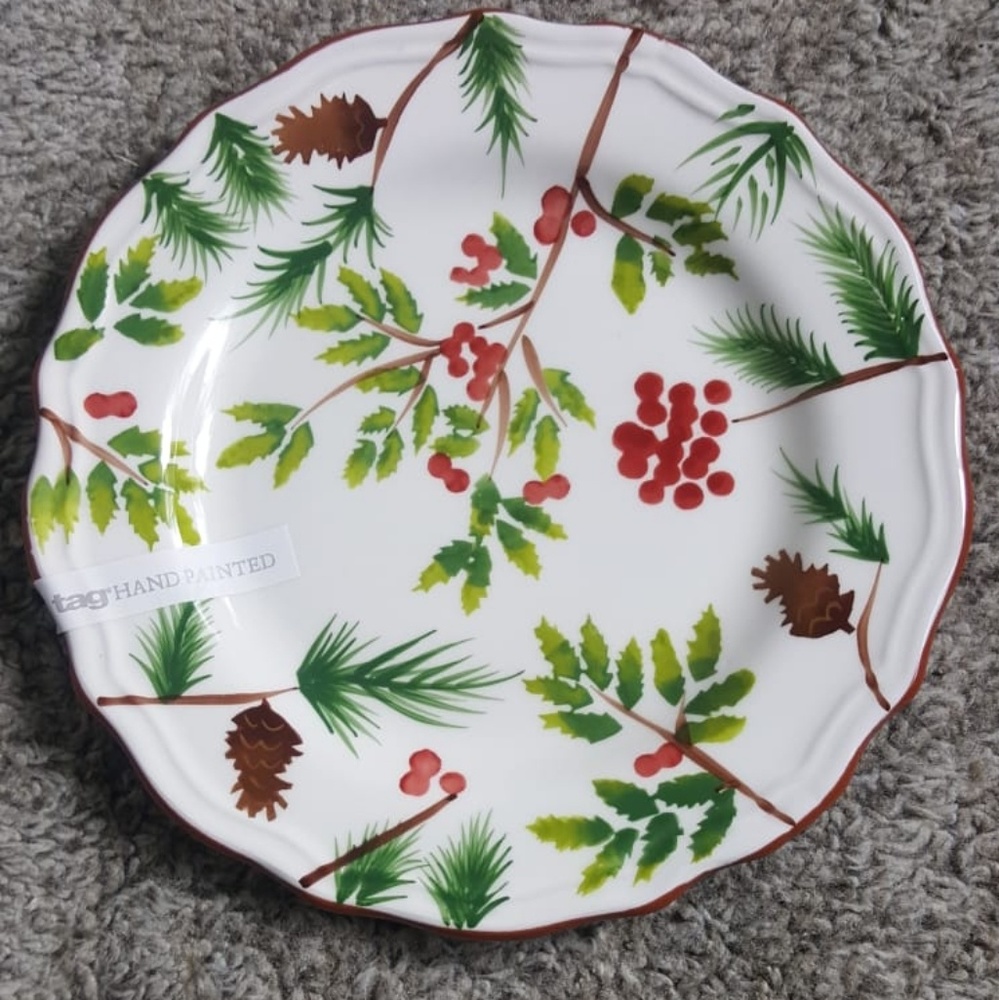 Ceramic Tag Plate. 8"